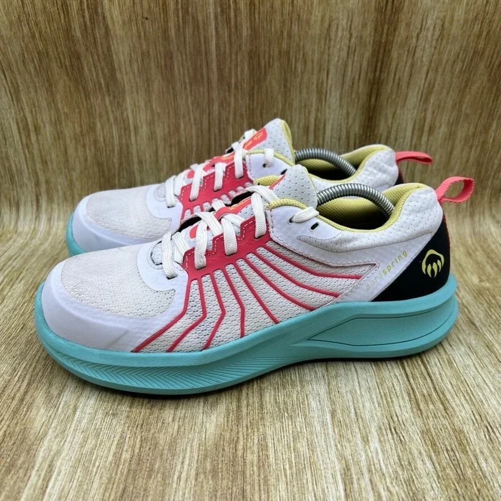 Wolverine Bolt Durashocks Women's Size 9W White Teal‎ Work Shoes W080058